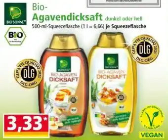 Norma BIO SONNE Bio- Agavendicksaft Angebot