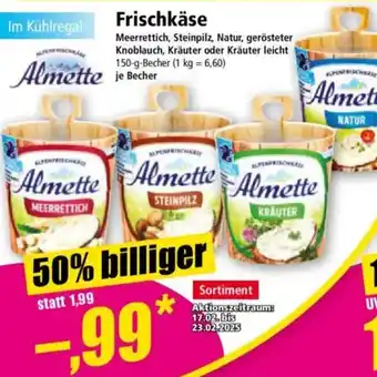 Norma Almette Frischkäse Angebot