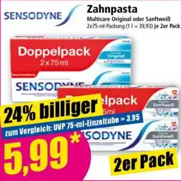 Norma SENSODYNE Zahnpasta Angebot