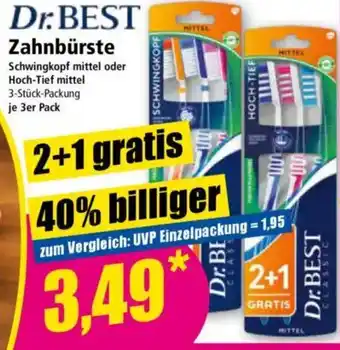 Norma Dr.BEST Zahnbürste Angebot