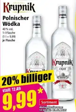 Norma Krupnik Polnischer Wódka Angebot