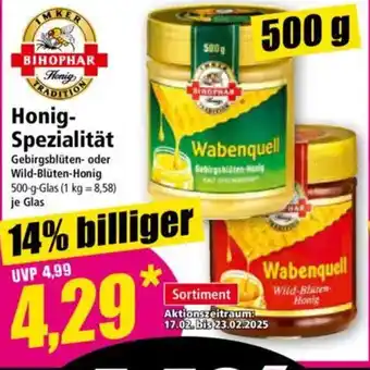 Norma BIHOPHAR Honig- Spezialität Angebot