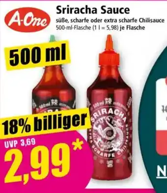 Norma A-One Sriracha Sauce Angebot