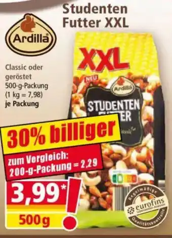 Norma Ardilla Studenten Futter XXL Angebot