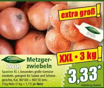 Norma Ernte Metzger- zwiebeln Angebot