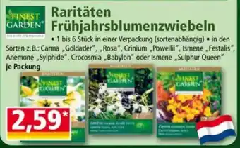 Norma FINEST GARDEN Frühjahrsblumenzwiebeln Angebot