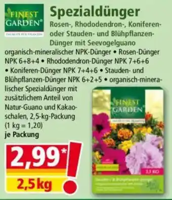 Norma FINEST GARDEN Spezialdünger Angebot