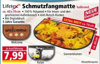 Norma Lifetex Schmutzfangmatte Angebot