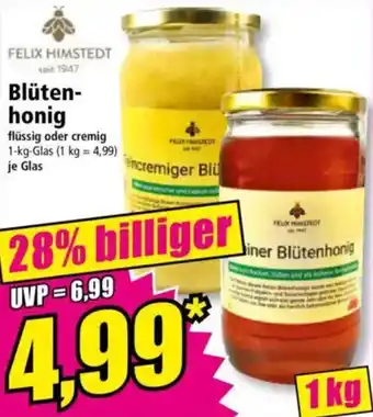 Norma FELIX HIMSTEDT Blüten- honig Angebot