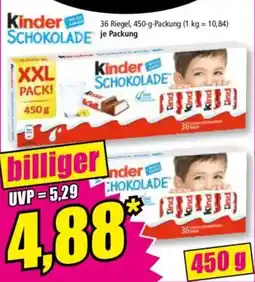 Norma Kinder SCHOKOLADE Angebot