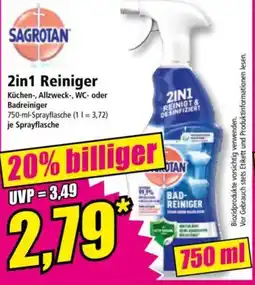 Norma SAGROTAN 2in1 Reiniger Angebot