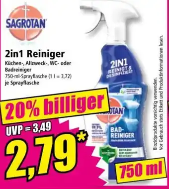 Norma SAGROTAN 2in1 Reiniger Angebot