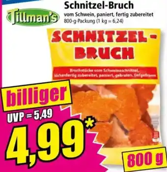 Norma Tillman's Schnitzel-Bruch Angebot