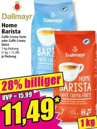 Norma Dallmayr Home Barista Angebot