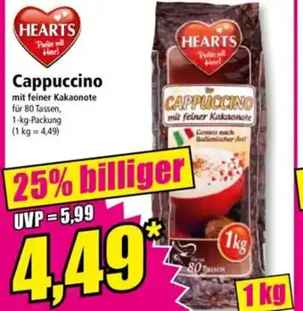 Norma HEARTS Cappuccino Angebot