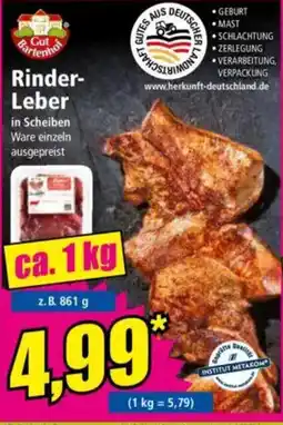 Norma Gut Bartenhof Rinder- Leber Angebot