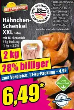 Norma GUT LANGENHOF Hähnchen- Schenkel XXL Angebot