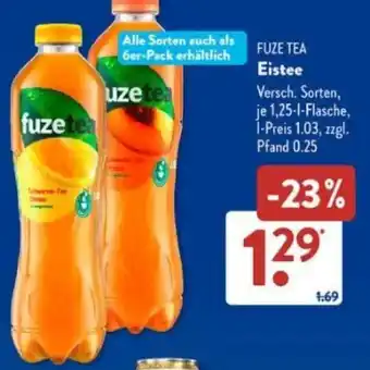 Aldi Süd FUZE TEA Eistee Angebot