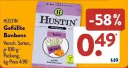 Aldi Süd HUSTIN Gefüllte Bonbons Angebot