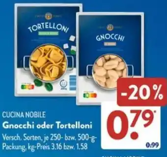 Aldi Süd CUCINA NOBILE Gnocchi oder Tortelloni Angebot