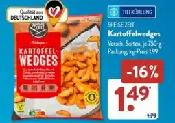 Aldi Süd SPEISE ZEIT Kartoffelwedges Angebot