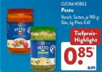 Aldi Süd CUCINA NOBILE Pesto Angebot