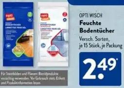 Aldi Süd OPTI WISCH Feuchte Bodentücher Angebot