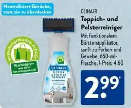 Aldi Süd CLINAIR Teppich- und Polsterreiniger Angebot