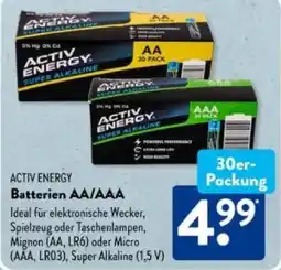 Aldi Süd ACTIV ENERGY Batterien AA/AAA Angebot