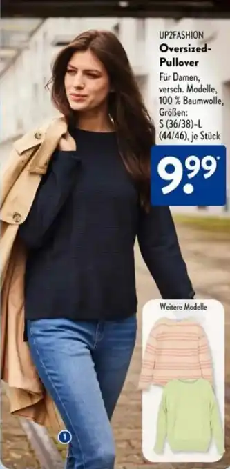 Aldi Süd UP2FASHION Oversized- Pullover Angebot