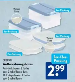 Aldi Süd CROFTON Aufbewahrungsboxen Angebot