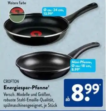 Aldi Süd CROFTON Energiespar-Pfanne Angebot