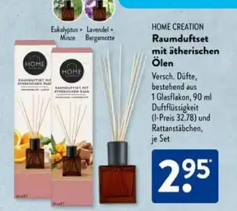 Aldi Süd HOME CREATION Raumduftset mit ätherischen Ölen Angebot