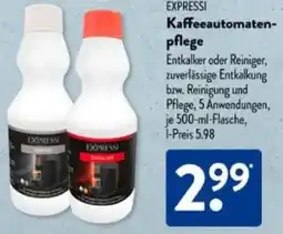 Aldi Süd EXPRESSI Kaffeeautomaten- pflege Angebot