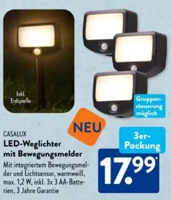 Aldi Süd CASALUX LED-Weglichter mit Bewegungsmelder Angebot