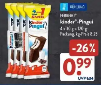 Aldi Süd FERRERO kinder-Pingui Angebot