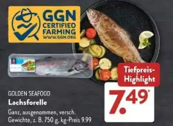 Aldi Süd GOLDEN SEAFOOD Lachsforelle Angebot