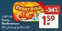 Aldi Süd CURRYSTAR Curry- Rostbratwurst Angebot