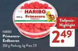 Aldi Süd HARIBO Primavera- Erdbeeren Angebot