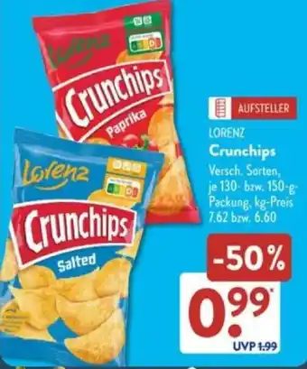 Aldi Süd LORENZ Crunchips Angebot