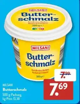 Aldi Süd MILSANI Butterschmalz Angebot