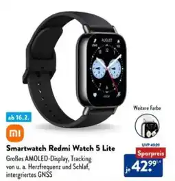 Aldi Süd mi Smartwatch Redmi Watch 5 Lite Angebot