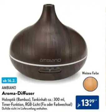 Aldi Süd AMBIANO Aroma-Diffusor Angebot