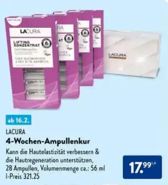 Aldi Süd LACURA 4-Wochen-Ampullenkur Angebot