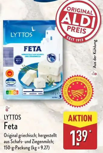 Aldi Nord LYTTOS Feta Angebot