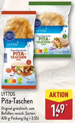 Aldi Nord LYTTOS Pita-Taschen Angebot