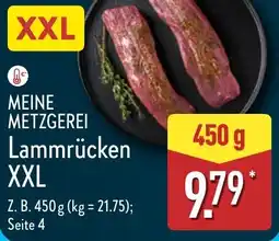 Aldi Nord MEINE METZGEREI Lammrücken Angebot