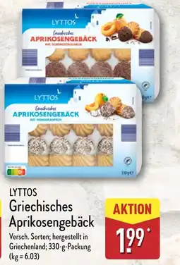 Aldi Nord LYTTOS Griechisches Aprikosengebäck Angebot