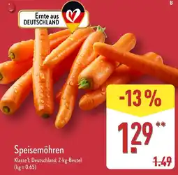 Aldi Nord Speisemöhren Angebot