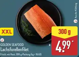 Aldi Nord XXL GOLDEN SEAFOOD Lachsforellenfilet Angebot